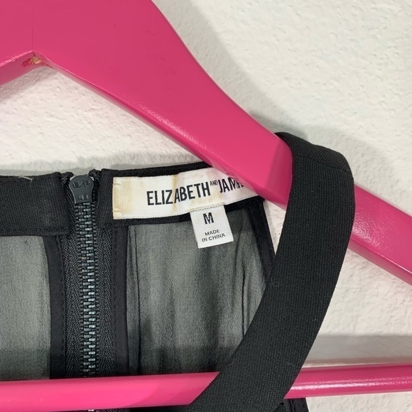 Elizabeth and James Halter Lace Tank Top Medium - Picture 2 of 6